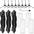 WVCR200S Replacement Parts for WYZE Robot Vacuum Cleaner WVCR200S Spare Accessories, 3 Main Roller Brush, 8 Side Brushes, 4 Hepa Filters, 1 Cleaning Tool