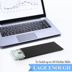 BON++ Envelope Set - 120 Envelopes for Cash, Checks, & Tickets; 80GSM, 3.2x6.6 inch Black Envelopes - Perfect for Cash Challenge Savers