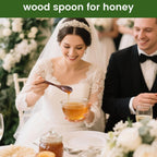 6PCS Wooden Spoons for Eating, 6 Inch Small Wooden Spoons for Honey, Coffee, Tea, Hot Cocoa, Jam, Bath Salts, Little Wood Table Spoon for Stirring, Smooth Finish, Unique Gifts for Men Women