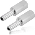 Stainless Steel Aeration Stone, 0.5 Micron Diffion Stone with 1/4" Hose Barb, Stainless Steel Aeration Oxygenation Stone Carbonating Stone for Home Brewing Beer (Pack of 2)
