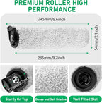 Roller Brh Replacement Kit Compatible with Tineco iFloor 2, iFloor 3,Floor One S3 Cordless Wet Dry Vacuum Cleaner,2 Pack Brh Roll Replacement Accessories