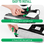 Roller Brh Replacement Kit Compatible with Tineco iFloor 2, iFloor 3,Floor One S3 Cordless Wet Dry Vacuum Cleaner,2 Pack Brh Roll Replacement Accessories