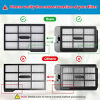 21 Pack Accessories Kit Compatible with eufy E28 Omni / E25 Omni Robot Vacuum, Replacement Parts include 1 Set(2) Main Brushes, 6 Dust Bags, 4 Filters, 2 Roller Mops, 6 Side Brushes, 1 Cleaning Tool