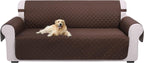 UNICE Home Reversible Loveseat Cover Bundle Oversized Couch Cover(XL Sofa+Loveseat, Coffee)