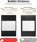 Bubble Mailers, 4x7 Inch Padded Bubble Mailers Pack of 100 Bubble Envelopes Opaque Self Seal Adhesive Waterproof Bags for Shipping and Packaging (Black, 4x7-100Pc)