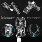 Clear Sign Clips Merchandise Display 12 Pack Plastic Label Pop Clips on Sign Holder Shelf Double Sided Swivel Price Tag Holders on Clothing Rack Rotatable Menu Clamps for Sale Retail Display