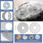 Accessories Replacement Part for Dreame X40 ultra/ L40 ultra /X40 master/Mova P50 Pro Ultra/Mova P10 Pro Ultra Robot Vacuum Cleaner, 2 Main Brush, 4 Carbon HEPA Filters,6 Side Brushes- 29 pcs
