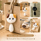 AI Cat Companion Robot - Interactive Emotional Support Pet with 40+ Languages Voice Cloning Long-term Memory - Touch Sensitive Smart Toy for Kids Adults - Siamese Cat