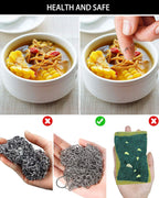 Cast Iron Cleaner, 2 Pack Stainless Steel Chainmail Scrubber for Cast Iron Pan Pot Skillet Brush Scraper Scrub Cleaner (7IN& 5IN Round).