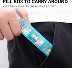 Pill Organizer 3 Times a Day, Weekly Pill Case, Travel Pill Box 7 Day, Daily Medicine Organizer with Large BPA Free Container to Hold Vitamins, Supplements and Medication
