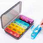 Pill Organizer 3 Times a Day, Weekly Pill Case, Travel Pill Box 7 Day, Daily Medicine Organizer with Large BPA Free Container to Hold Vitamins, Supplements and Medication