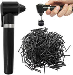 Tattoo Ink Mixer Machine Set -  Electric Tattoo Ink Blender with 100Pcs Mixing Sticks Set Ink Mixer Machine Tattoo Pigment Agitator Pigment Ink Sticks Ink Mixer Sticks for Tattoo Supply