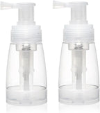 2PCS Powder Spray Bottle, 180ml Portable Powder Dispenser with Converging Nozzle, Powder Container Even Dispensing Powder Spray for Baby Powder, Body Powder and Even Edible Glitter
