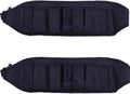 Beer Belt, Holds 6 Cans Beer Portable Bottle Waist Beer Belts for Beer Drinks Soda Can Bottles Beverage for Ouddoor Mountaineering,Camping,Hiking,Outdoor Party,Picnics etc. (Black 2pcs)