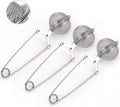 Snap Ball Tea Strainer,  3 Pack Premium Stainless Steel Tea Infuser with Handle for Loose Leaf Tea Fine Mesh Tea Balls Filter Infusers