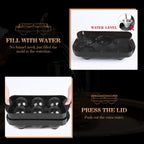 Whiskey Ice Cubes Mold 2 Pack - Round Cube & Ball Maker Set with Storage Bin, Trays Lid, Tongs for Bourbon Cocktails, Gifts Lover