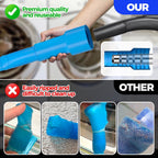 Dryer Vent Cleaner Kit Lint Vacuum Attachment Brush, Remover, Hose Replacement Parts,Duct Cleaning,Blue Blue -
