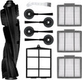 Spare Replacement Parts or Shark ION Robot AV751 AV752 AV753 S87 R85 RV850, RV850WV Vacuum Cleaner Accessory Kit Pack o 4 Side Brushes,1 Main Brush, 3 Pre-Motor ilter, 1 Cleaning Gear