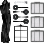 Spare Replacement Parts or Shark ION Robot AV751 AV752 AV753 S87 R85 RV850, RV850WV Vacuum Cleaner Accessory Kit Pack o 4 Side Brushes,1 Main Brush, 3 Pre-Motor ilter, 1 Cleaning Gear