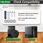 Replacement Parts Compatible with Ecovacs Deebot N30 Omni, N30 Pro Omni, Robot Vacuum Accessories 1 Roller 4 ilter 4 Side Brush 4 Mop Pad 4 Dust Bag