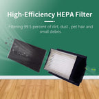 Replacement Parts Compatible with Ecovacs Deebot X1 Plus/Turbo/Omni, T10 Plus/Omni, Robot Vacuum Accessories 1 Roller 4 ilter Sets 6 Side Brushes.