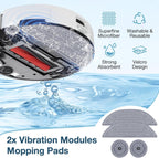 29 Pack S8 MaxV Ultra Accessories Kit or  S8 Maxv Ultra Robot Vacuum Cleaner, 1 Set Main Roller Brush,4 HEPA ilters,6 Side Brushs,6 Dust Bag,4 Mop Pads,4 Edge Mop Clothes,1 Cleaning Brush
