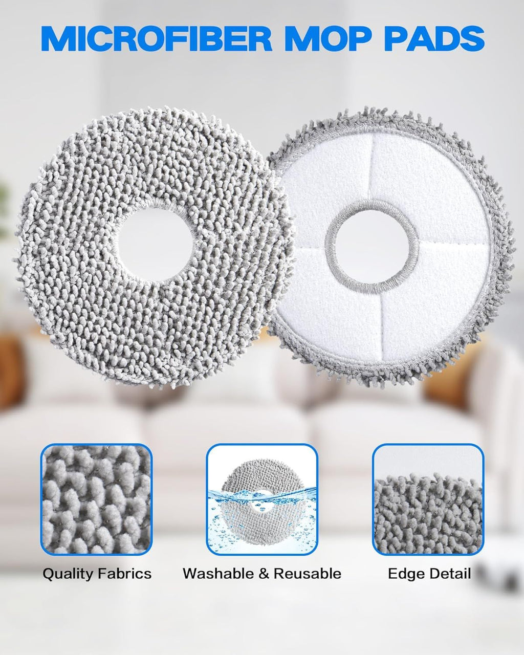 Accessories or ECOVACS DEEBOT T30S/T30S PRO/T30S AI Robot Vacuum, Quality Replacement Parts or Better Cleaning Perormance
