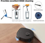 22 Pack Replacement Accessories or euy X10 Pro Omni Robot Vacuum Cleaner, 2 Mainbrush 4 ilter 6 Dust Bag 4 Mop Pads 4 Sidebrush 1 Cleaning Brush 1 Screwdriver