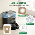 27 Pack Replacement Accessories or iRobot Roomba Plus 405 Combo/505 Combo/507 Combo Robot Vacuum Cleaner, 2 Main Brushes 6 Side Brushes 6 HEPA ilters 6 Mop Pads 6 Dust Bags 1 Cleaning Brush