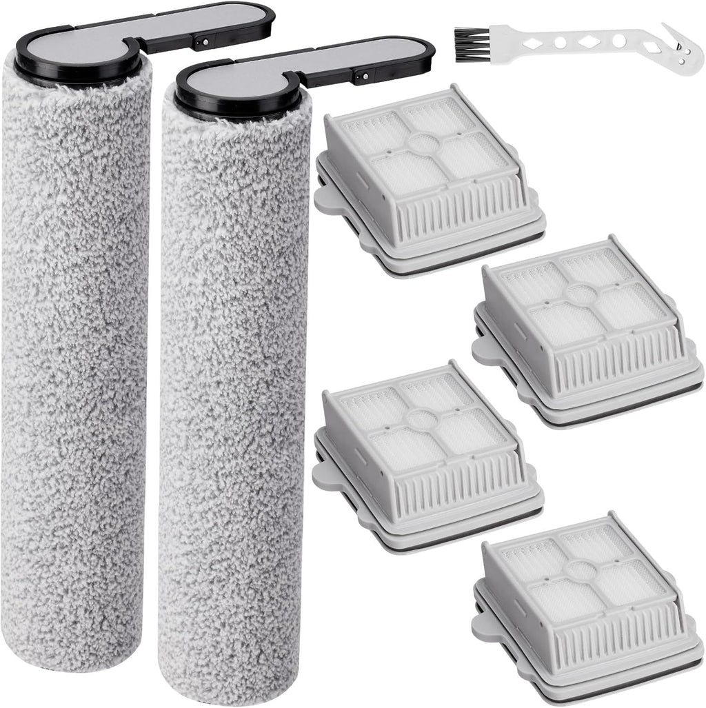6 Pack 25 Roller Brushes and HEPA ilters Replacement Parts, Compatible with  25/25 ACE/25 ALT/25 LT/25 RT/25 GT/25 BX/25 Combo/25 ACE Combo Cordless Wet Dry Vacuum Cleaner