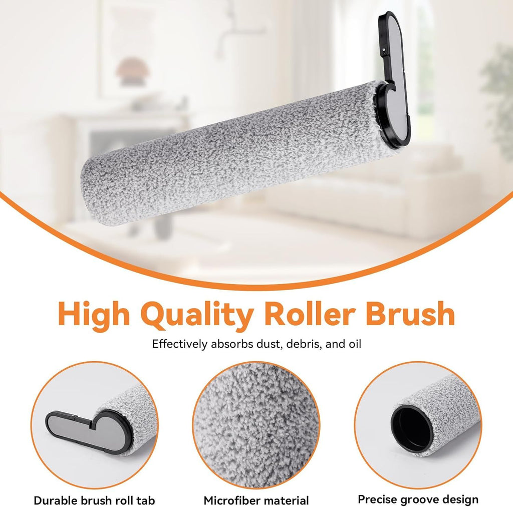 6 Pack 25 Roller Brushes and HEPA ilters Replacement Parts, Compatible with  25/25 ACE/25 ALT/25 LT/25 RT/25 GT/25 BX/25 Combo/25 ACE Combo Cordless Wet Dry Vacuum Cleaner