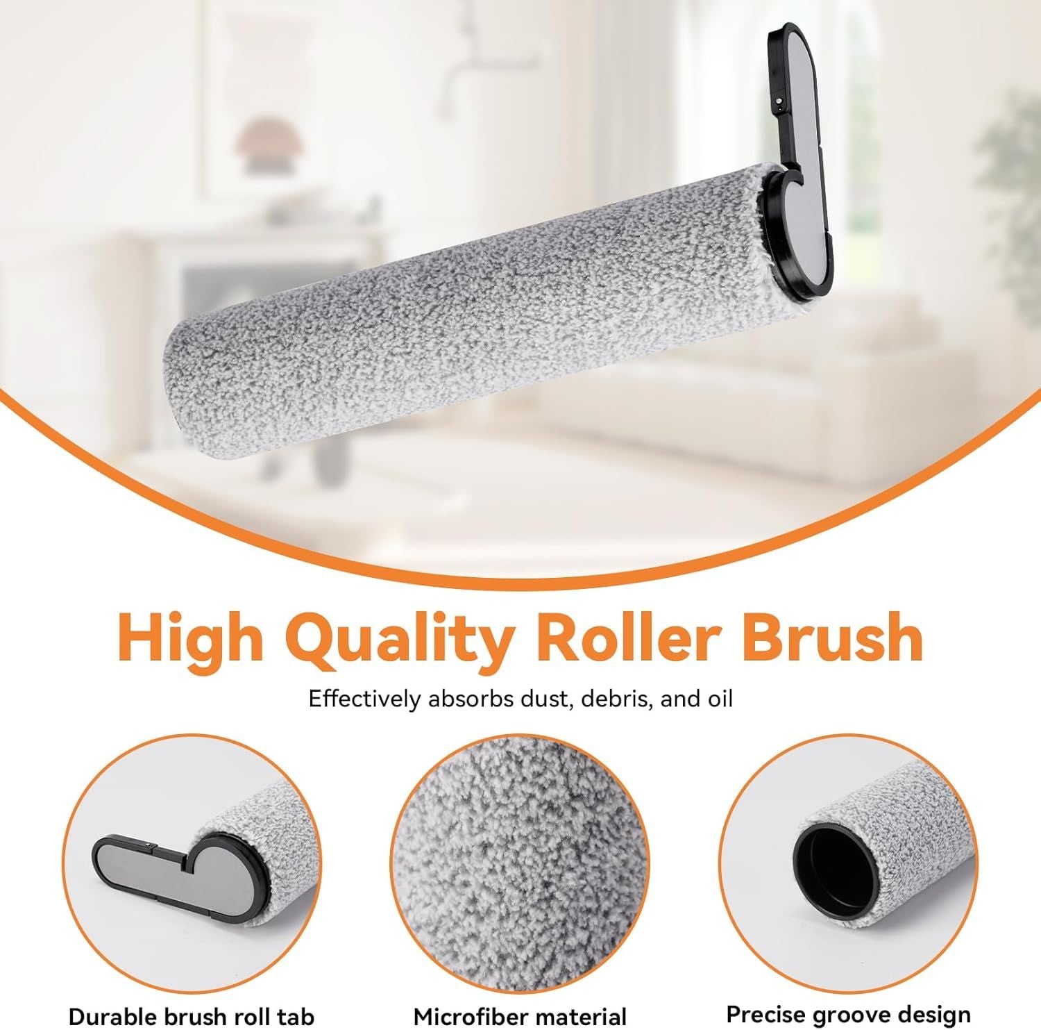 6 Pack 25 Roller Brushes and HEPA ilters Replacement Parts, Compatible with  25/25 ACE/25 ALT/25 LT/25 RT/25 GT/25 BX/25 Combo/25 ACE Combo Cordless Wet Dry Vacuum Cleaner