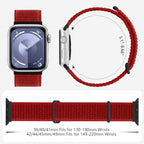 Nylon Sport Loop Compatible with Apple Watch Band 40mm 41mm 42mm 44mm 45mm 46mm 49mm, Soft Breathable Braided Wristband for iWatch Band for Women Men Series 11 10 9 8 7 6 5 4 3 2 1 SE Ultra