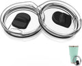 30 oz Tumbler Lid for YETI Rambler Magnetic Slider Lid Splash Resistant Replacement Lid for 30 oz Tumbler, 14 oz Mug and 35 oz Straw Mug, Ozark Trail Old Style RTIC Ember 14 oz, BPA Free (2 Pack)