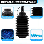 4 Pack Gel Ball Blaster Gun Accessories Bullets Beads Refill Ammo Bottle Plastic Hopper Accessories for Gel Gun Outdoor Party Game