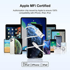3ft iPhone Charger Apple MFi Certified, Apple Lightning to USB Cable 3 Feet,Fast Apple Charging Cable Cord 3 Foot for iPhone 14 Pro Max/13/13 Mini/13 Pro/12/11 Pro/11/XS MAX/XR/8/7/6s/5S/iPad