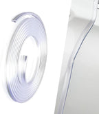 Car Door Edge Guard, 16.4 Ft U-shaped Anti-collision Protective Trim with Inner Grip Line, Flexible Cuttable Seal Strip for Door Hood Trunk, Self-adhesive Accessory for Cars (Transparent)