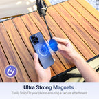 Pink+ Yellow：Magnetic Cell Phone Umbrella for Sun,Outdoor Phone Sun Shade Shield