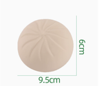 Squeeze Stress Relief Toy 3-Pack - White Bun Shape Slow Rebound Squishy Toy for Anxiety Relief - Soft PU Foam Decompression Toy (3-Pack)