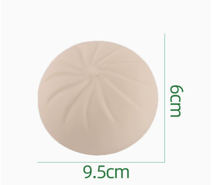 Squeeze Stress Relief Toy 3-Pack - White Bun Shape Slow Rebound Squishy Toy for Anxiety Relief - Soft PU Foam Decompression Toy (3-Pack)