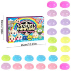 Adult Squishy Stress Relief Toy 24-Day Countdown Surprise Set - Mystery Dumpling Squeeze Calendar Gift Box - Decompression Toy - GJ876-005