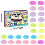 Adult Squishy Stress Relief Toy 24-Day Countdown Surprise Set - Mystery Dumpling Squeeze Calendar Gift Box - Decompression Toy - GJ876-011