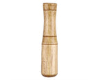Kitchen Hand Manual Wood Garlic Ginger Spices Mortar Pestle Set Grinding Bowl Grinder