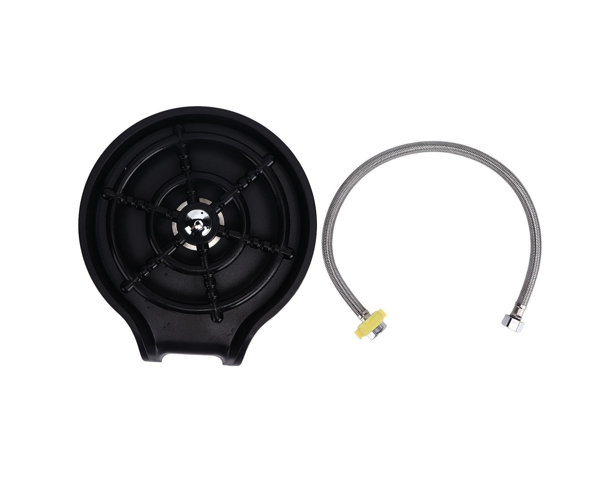 Cup Washer for Club Bar Home Kitchen G1/2 Interface Quick Cleaning Detachable Wash Basin Press Glass Rinser