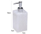 500ml Empty Hand Sanitizer Bottle Refillable Versatile Resin Marbling Press Lotion Dispenser for Bathroom