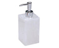 500ml Empty Hand Sanitizer Bottle Refillable Versatile Resin Marbling Press Lotion Dispenser for Bathroom