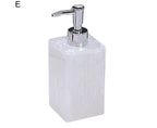 500ml Empty Hand Sanitizer Bottle Refillable Versatile Resin Marbling Press Lotion Dispenser for Bathroom