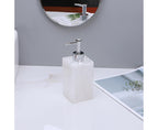 500ml Empty Hand Sanitizer Bottle Refillable Versatile Resin Marbling Press Lotion Dispenser for Bathroom