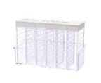 Seasoning Sauce Container Double-lid Fresh-keeping-White