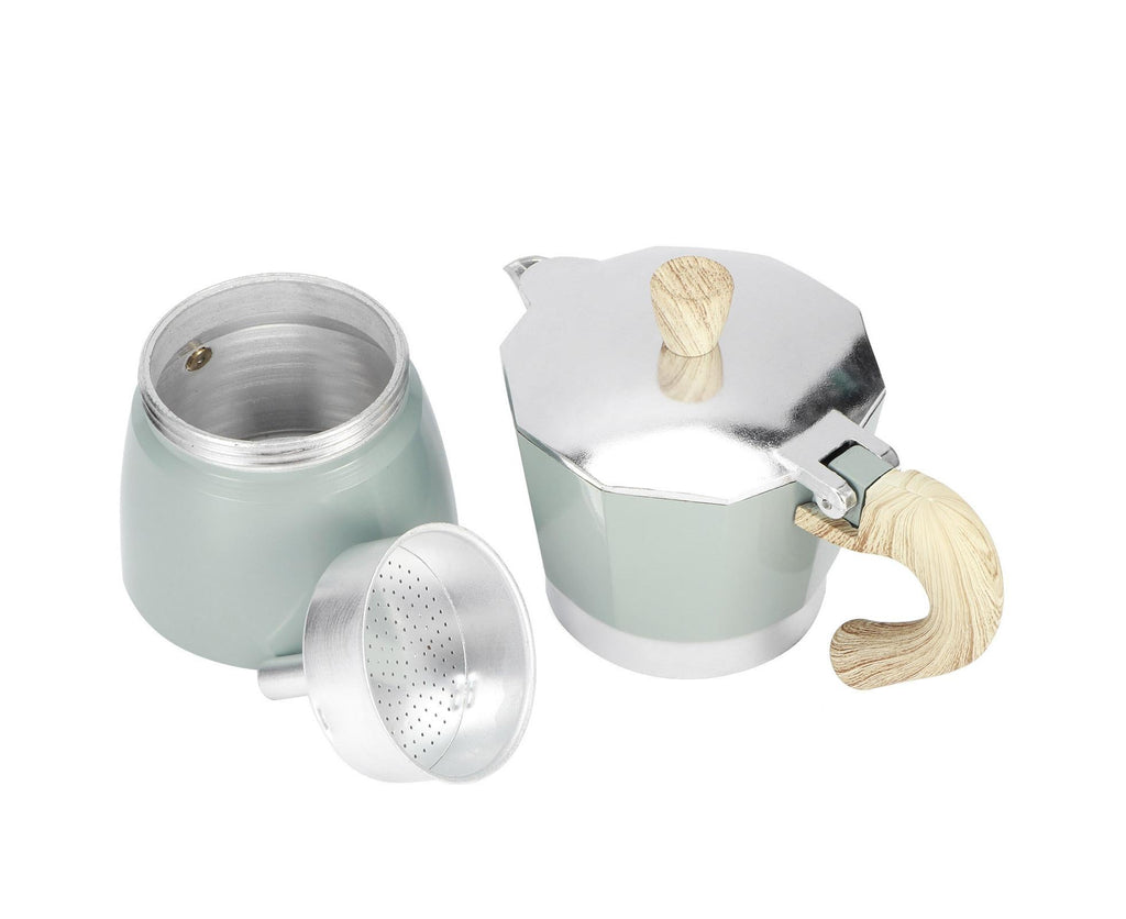 Stovetop Coffee Maker, Aluminum Moka Pot Kettle for Home Kitchen, 150ml